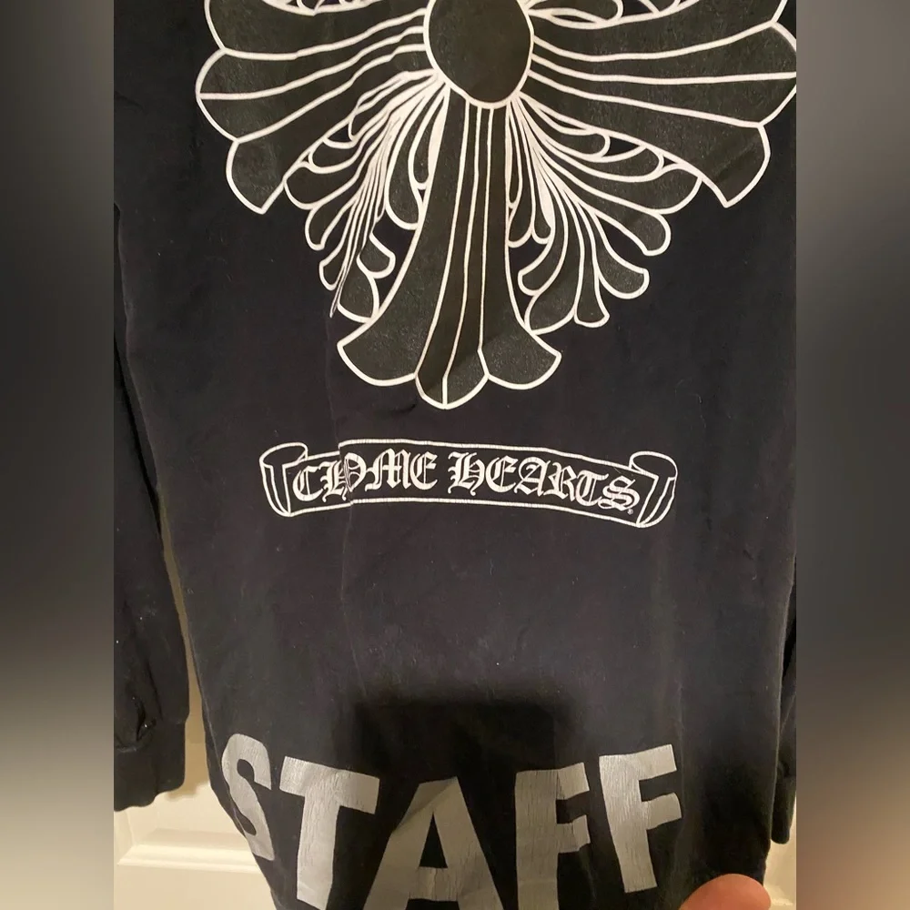 Rare Chrome Hearts Staff Long Sleeve Tee - Picture 9 of 9
